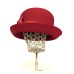 Фетровая шляпка №12 красная Фетровая шляпка №12 красная