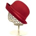 Фетровая шляпка №12 красная Фетровая шляпка №12 красная
