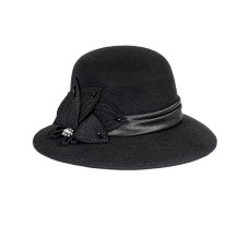 Фетровая шляпка №26 чёрная Фетровая шляпка №26 чёрная
