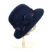 Фетровая шляпка №26 тёмно-синяя