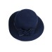 Фетровая шляпка №26 тёмно-синяя