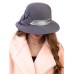 Фетровая шляпка №26 серо-голубая Фетровая шляпка №26 серо-голубая
