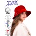 Фетровая шляпка №26 красная Фетровая шляпка №26 красная