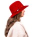 Фетровая шляпка №26 красная Фетровая шляпка №26 красная