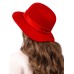Фетровая шляпка №26 красная Фетровая шляпка №26 красная