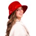 Фетровая шляпка №26 красная Фетровая шляпка №26 красная