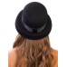 Фетровая шляпка №29 чёрная Фетровая шляпка №29 чёрная