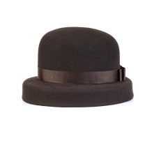 Фетровая шляпка №29-07 коричневая Фетровая шляпка №29-07 коричневая