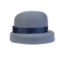 Фетровая шляпка №29 серо-голубая Фетровая шляпка №29 серо-голубая