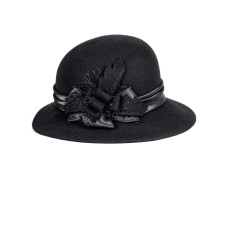Фетровая шляпка №39 чёрная Фетровая шляпка №39 чёрная