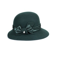Фетровая шляпка №39 изумрудная Фетровая шляпка №39 изумрудная