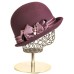 Фетровая шляпка №40  роза