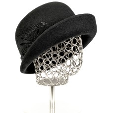 Фетровая шляпка №96 чёрный Фетровая шляпка №96 чёрный