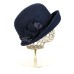 Фетровая шляпка №96 тёмно синяя 