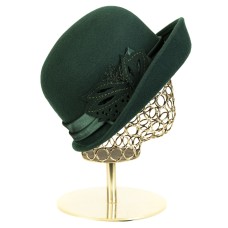 Фетровая шляпка №96 изумруд Фетровая шляпка №96 изумруд