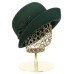 Фетровая шляпка №96 изумруд Фетровая шляпка №96 изумруд