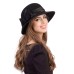 Фетровая шляпка №5                                   чёрная