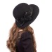 Фетровая шляпка №5                                   чёрная