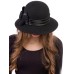 Фетровая шляпка №5                                   чёрная