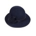Фетровая шляпка №5 тёмно-синяя Фетровая шляпка №5 тёмно-синяя