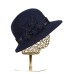 Фетровая шляпка №5 тёмно-синяя Фетровая шляпка №5 тёмно-синяя