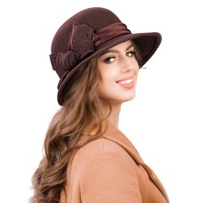 Фетровая шляпка №5 коричневая Фетровая шляпка №5 коричневая