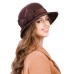 Фетровая шляпка №5 коричневая Фетровая шляпка №5 коричневая