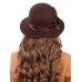 Фетровая шляпка №5 коричневая Фетровая шляпка №5 коричневая