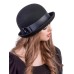 Фетровая шляпка № 60 чёрная Фетровая шляпка № 60 чёрная