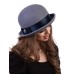 Фетровая шляпка № 60 серо-голубая Фетровая шляпка № 60 серо-голубая