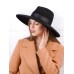 Федора макси - фетровая шляпка № 63+ черная Федора макси - фетровая шляпка № 63+ черная