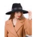 Федора макси - фетровая шляпка № 63+ черная Федора макси - фетровая шляпка № 63+ черная