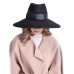 Федора макси - фетровая шляпка № 63+ черная Федора макси - фетровая шляпка № 63+ черная
