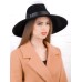 Федора макси - фетровая шляпка № 63+ черная Федора макси - фетровая шляпка № 63+ черная