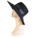 Федора макси - фетровая шляпка № 63+ черная Федора макси - фетровая шляпка № 63+ черная