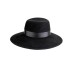 Федора макси - фетровая шляпка № 63+ черная Федора макси - фетровая шляпка № 63+ черная
