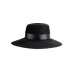 Федора макси - фетровая шляпка № 63+ черная Федора макси - фетровая шляпка № 63+ черная