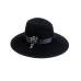 Федора макси - фетровая шляпка № 63+ черная Федора макси - фетровая шляпка № 63+ черная