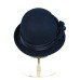 Фетровая шляпка №65 тёмно-синяя