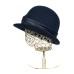 Фетровая шляпка №65 тёмно-синяя