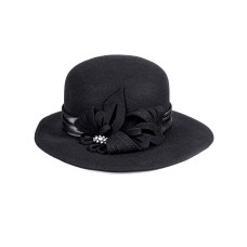 Фетровая шляпка №7 чёрная Фетровая шляпка №7 чёрная