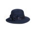 Фетровая шляпка №7 тёмно-синий Фетровая шляпка №7 тёмно-синий