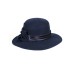 Фетровая шляпка №7 тёмно-синий Фетровая шляпка №7 тёмно-синий