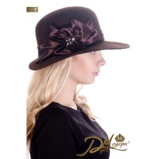 Фетровая шляпка №7 коричневая Фетровая шляпка №7 коричневая