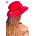 Фетровая шляпка №7 алая Фетровая шляпка №7 алая