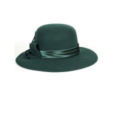 Фетровая шляпка №7 изумрудная Фетровая шляпка №7 изумрудная