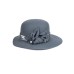 Фетровая шляпка №7 серо-голубая Фетровая шляпка №7 серо-голубая