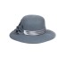 Фетровая шляпка №7 серо-голубая Фетровая шляпка №7 серо-голубая