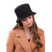 Фетровая панама № 70 чёрная Фетровая панама № 70 чёрная