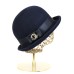 Фетровая шляпка №72 тёмно-синяя